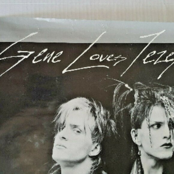 GENE LOVES JEZEBEL Immigrant Poster VINTAGE 1985 RARE New Wave Goth 30" x 20" - Picture 2 of 7